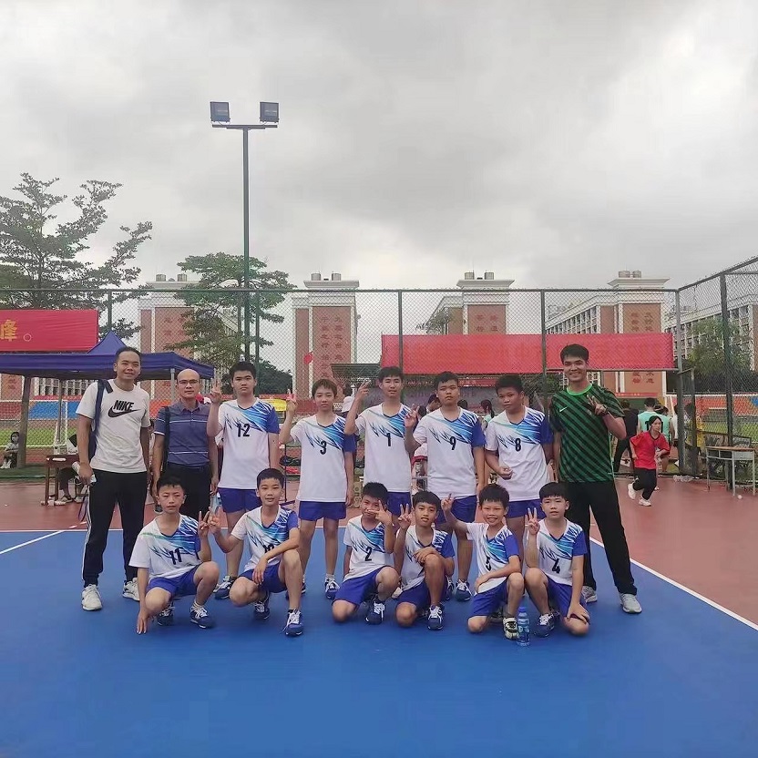 排球点燃激情,赛场挥洒青春――韩国a片实验小学参加2022年海口市中小学生排球赛