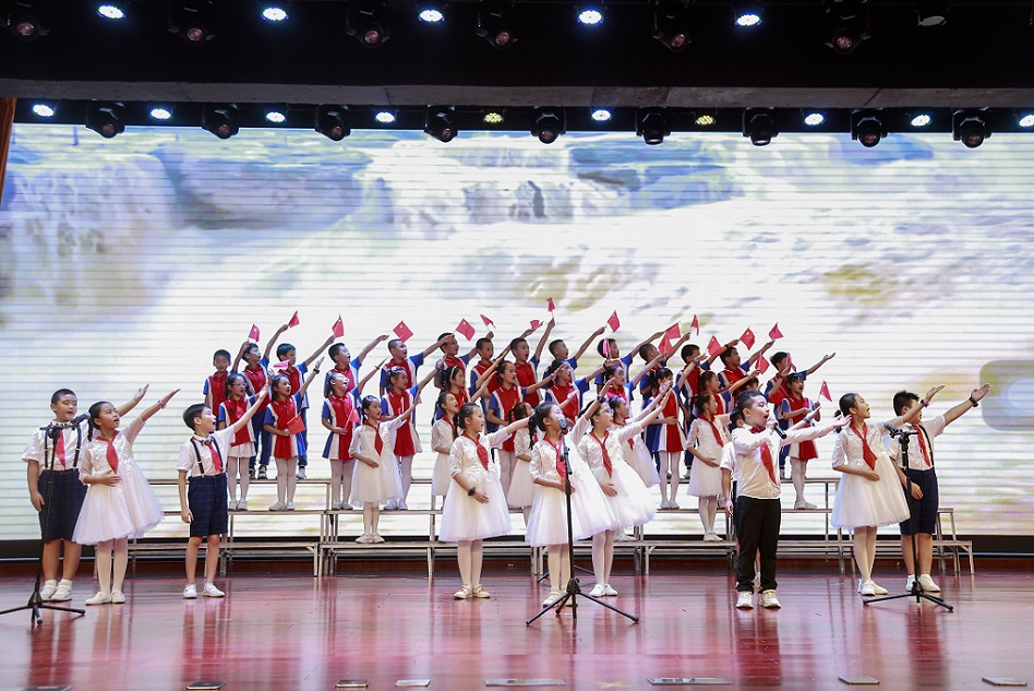 韩国a片实验小学喜迎中国共产党百年华诞暨庆“六一”国际儿童节文艺汇演